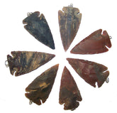 Wholesale SILVER LINK 24 INCH CHAIN NECKLACE LARGE 2 INCH ARROWHEAD PENDANT ( sold by the peice or dozen )